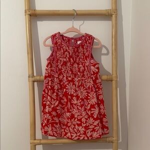Zara Red and Pink Patterned Dress